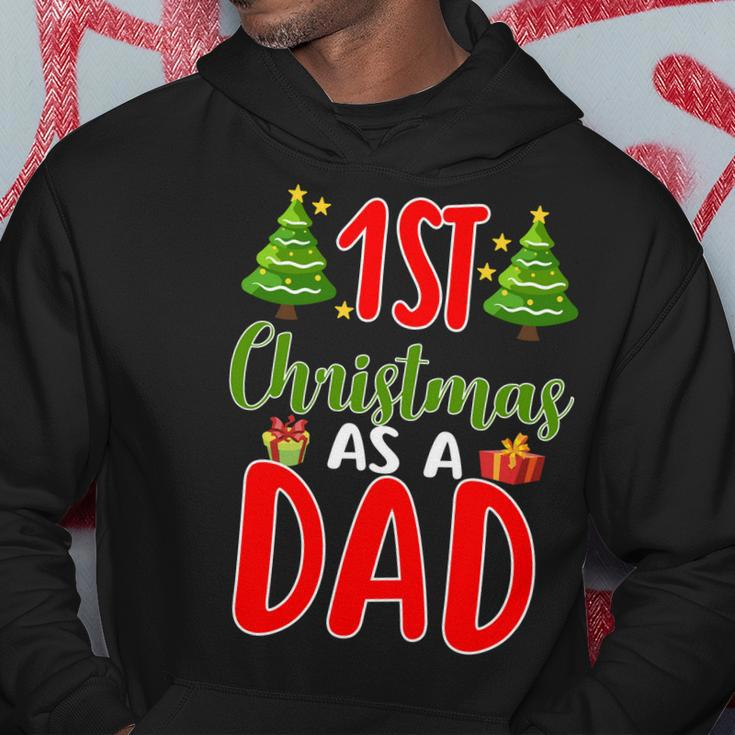 1St Christmas As A Dad Hoodie Unique Gifts
