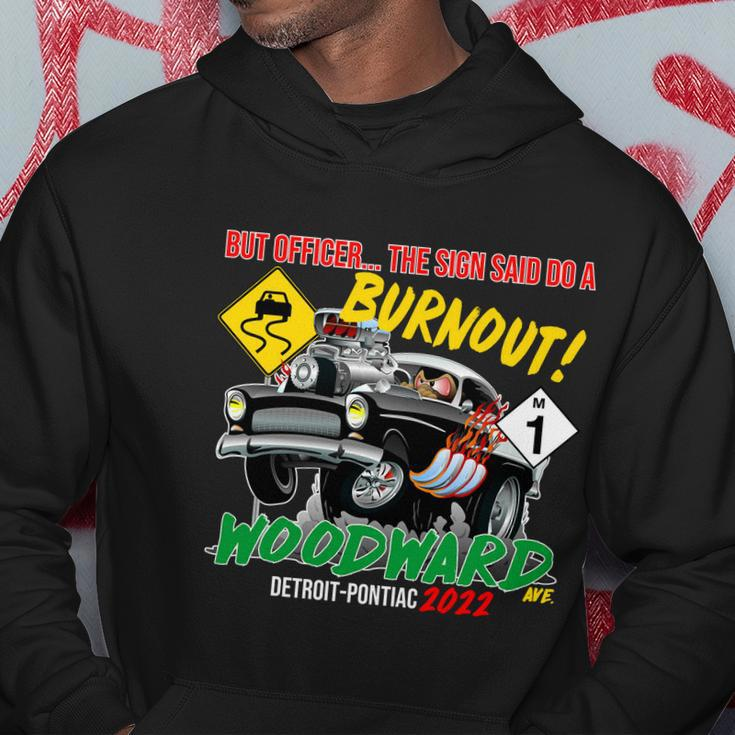 2022 Woodward Cruise Burnout Officer Men Hoodie Personalized Gifts