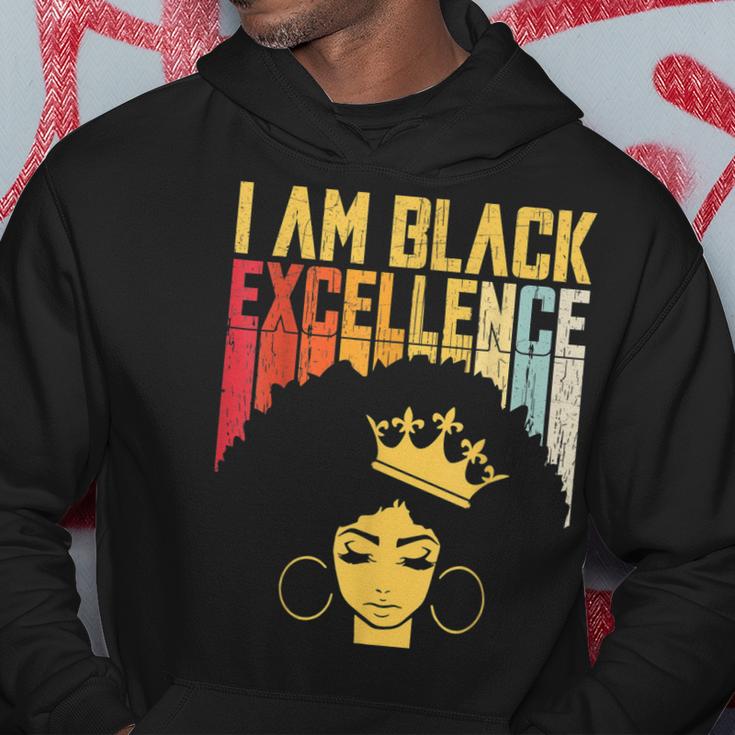 Retro Vintage Black Excellence African Pride History Month  V2 Hoodie