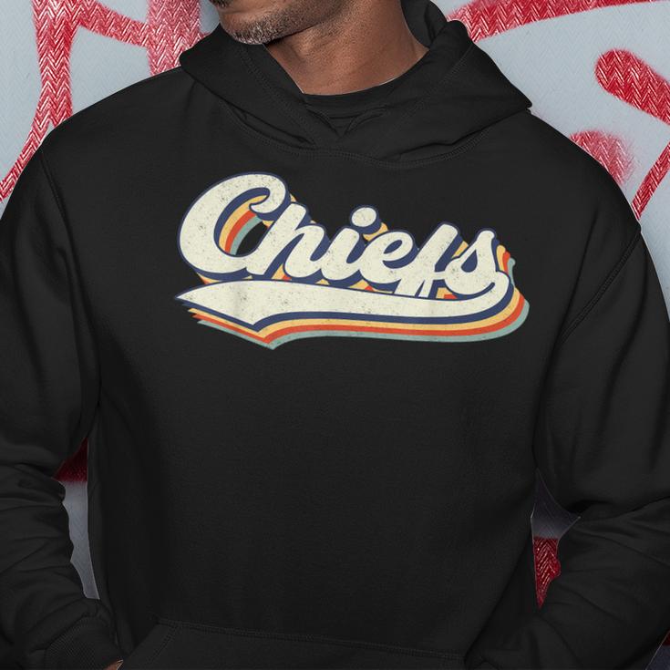 Chiefs Name Personalized Vintage Retro Chiefs Sport Name  Hoodie