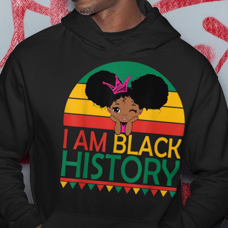 I Am Black History Black Cute Girl Black Pride And Culture  V2 Hoodie