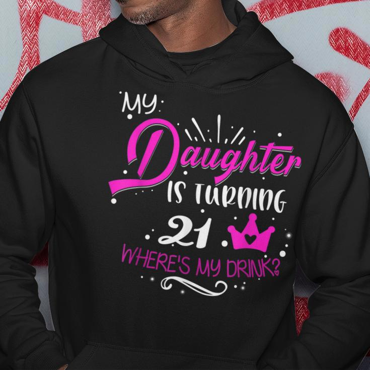 21St Birthday Dad Mom 21 Years Old For Daughter Family Hoodie Unique Gifts