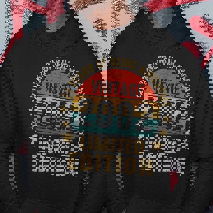 21St Birthday Gift Vintage 2002 Limited Edition 21 Year Old V8 Hoodie Personalized Gifts