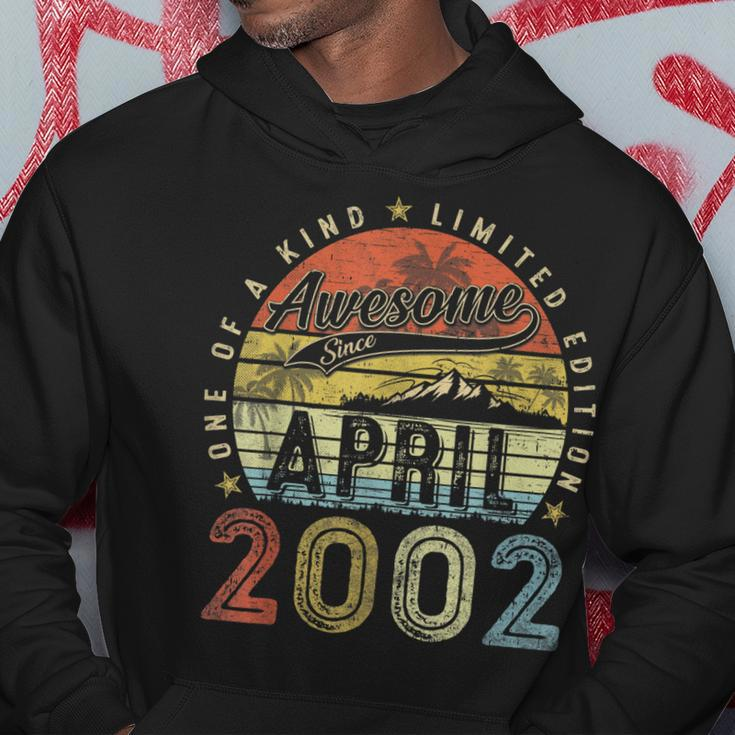 21Th Birthday Gift Awesome Since April 2002 21 Year Old Hoodie Unique Gifts