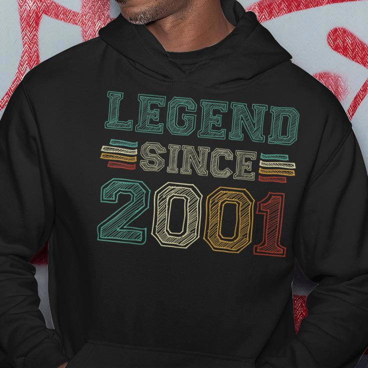 22 Years Old Legend Since 2001 22Nd Birthday Hoodie Unique Gifts