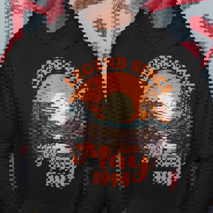 25Th Birthday Legend Since May 1998 25 Years Old Hoodie Unique Gifts