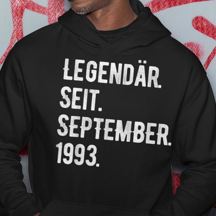 30 Geburtstag Geschenk 30 Jahre Legendär Seit September 199 Hoodie Lustige Geschenke