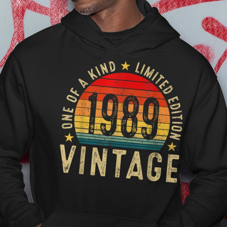 34 Year Old Gifts Vintage 1989 Limited Edition 34Th Birthday Hoodie Funny Gifts