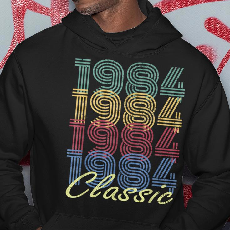 35Th Birthday Gift Vintage 1984 Born In 1984 Classic Hoodie Unique Gifts