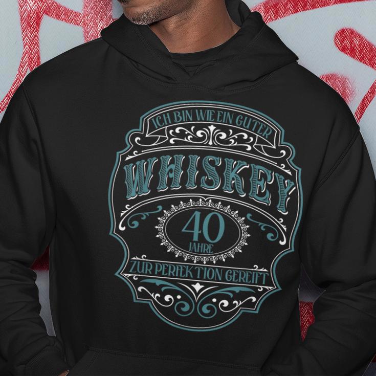 40 Geburtstag 40 Jahre Ich Bin Wie Guter Whisky Whiskey Hoodie Lustige Geschenke