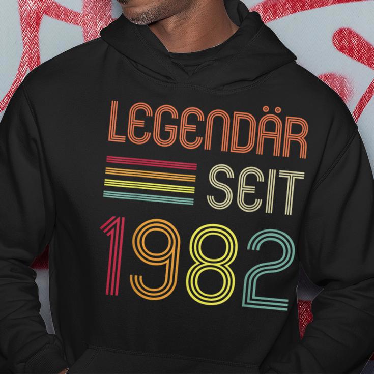 40 Geburtstag Legendär Seit 1982 Geschenk Hoodie Lustige Geschenke