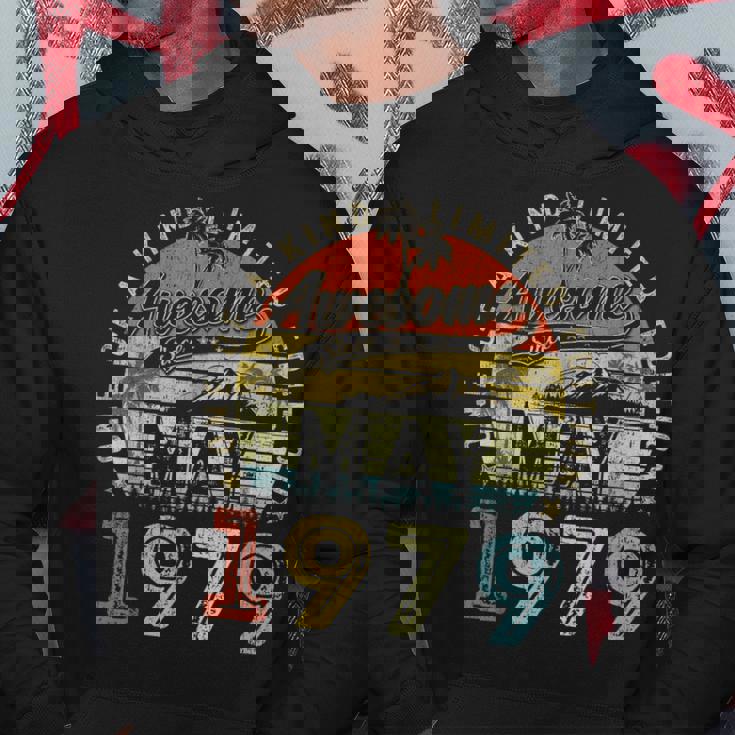 44 Year Old Awesome Since May 1979 44Th Birthday Hoodie Unique Gifts