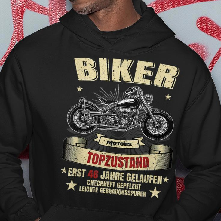 46. Geburtstag Herren Biker Hoodie, Motorrad Legenden Design Lustige Geschenke