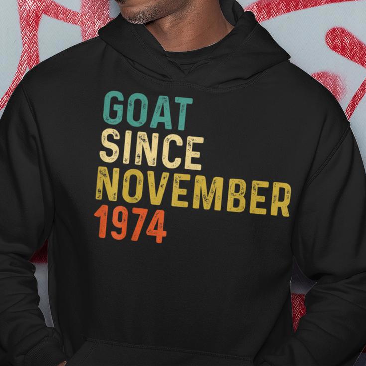 48 Geburtstag 48 Jahre Alte Ziege Seit November 1974 Hoodie Lustige Geschenke