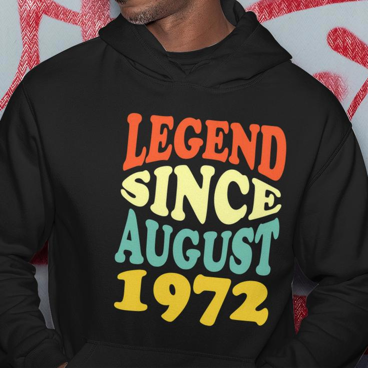 50 Year Old Legend Since August 1972 Birthday 50Th Hoodie Unique Gifts