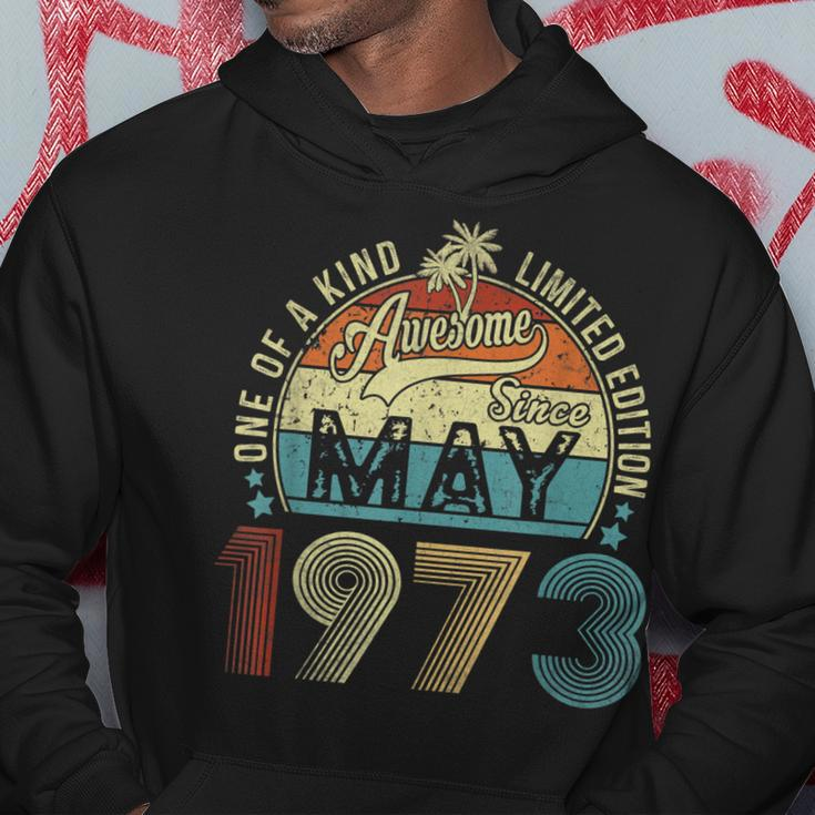 50 Years Old Vintage May 1973 Gifts 50Th Birthday Men Women Hoodie Unique Gifts