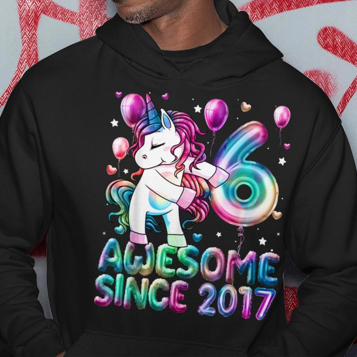 6 Years Old Unicorn Flossing 6Th Birthday Girl Unicorn Party Hoodie Unique Gifts
