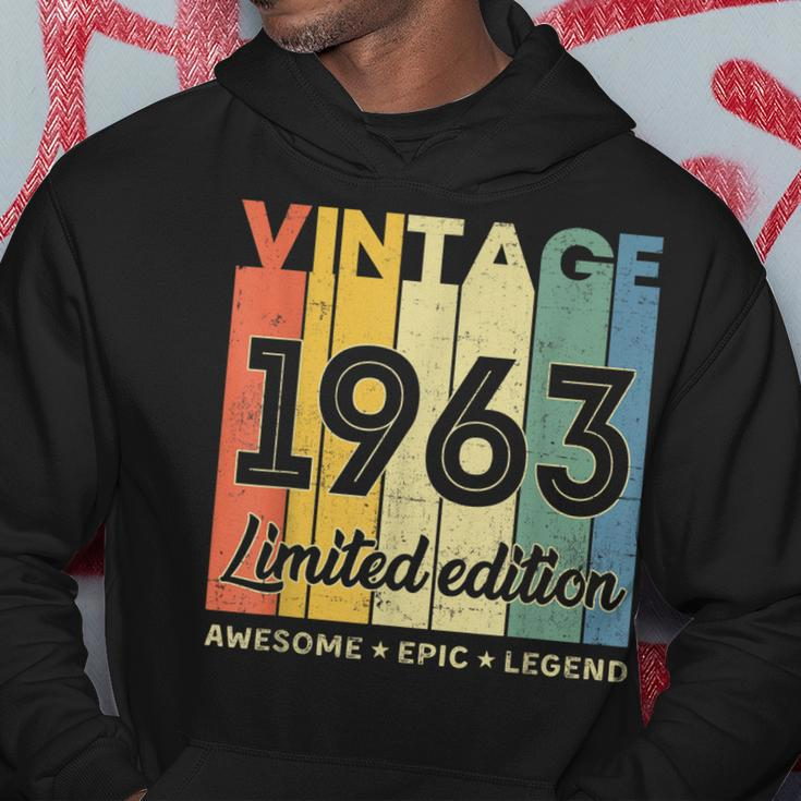 60 Year Old Gifts Vintage 1963 Limited Edition 60Th Birthday V7 Hoodie Funny Gifts