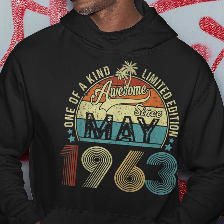 60 Years Old Vintage May 1963 Gifts 60Th Birthday Men Women Hoodie Unique Gifts