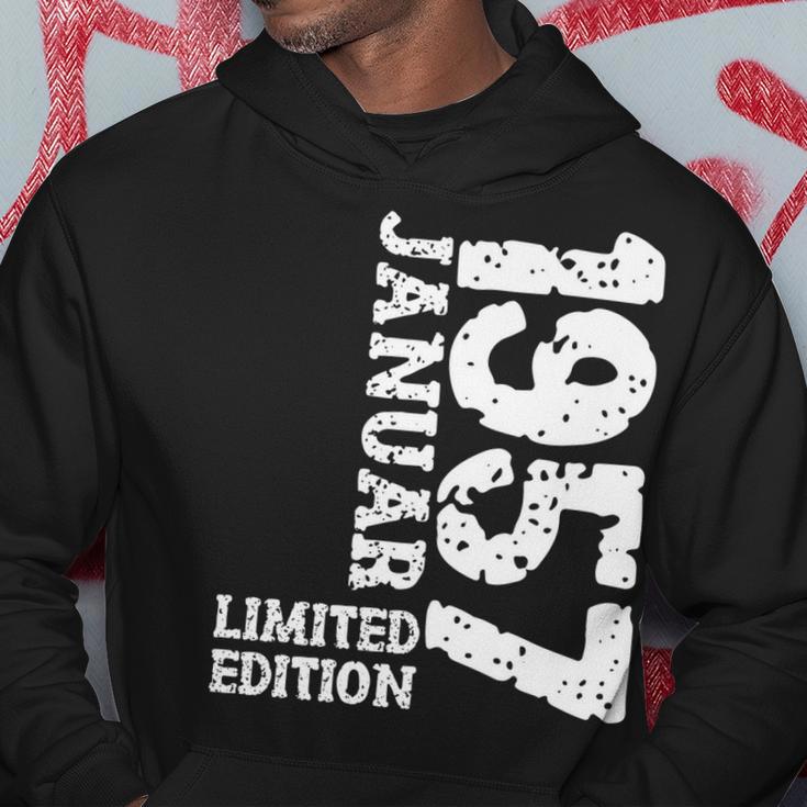 66 Geburtstag Frauen Männer Limited Edition Januar 1957 Hoodie Lustige Geschenke