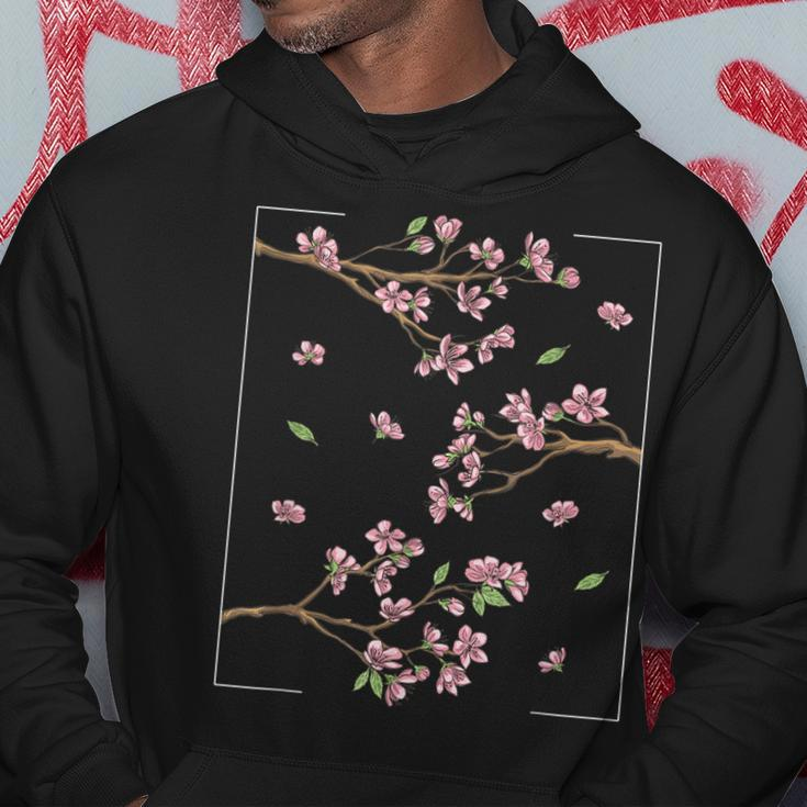 Aesthetic Japanese Style Cherry Blossom Tree Sakura Hoodie Unique Gifts