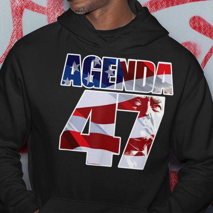 Agenda 47 Patriotic Trump Re-Election Campaign Design Hoodie Unique Gifts