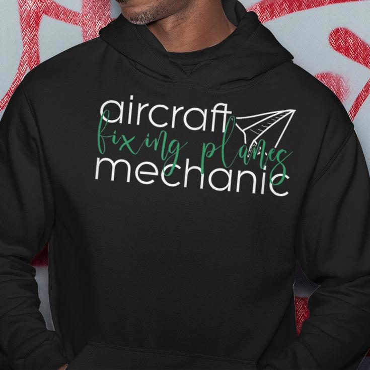 Aircraft Mechanic Fixing Planes Amt Airplane Technician Hoodie Unique Gifts