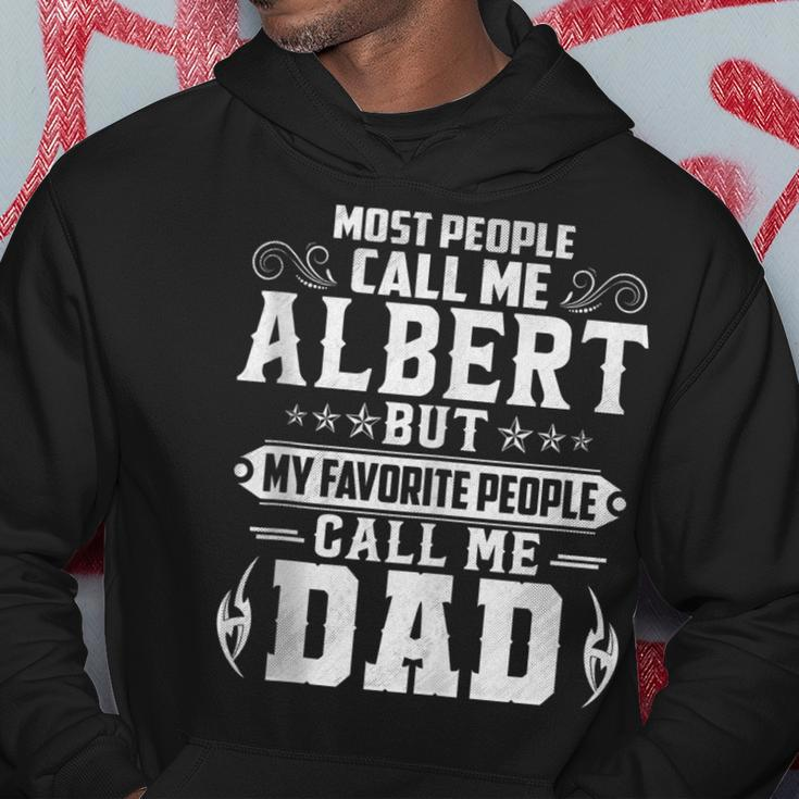 Albert - Name Funny Fathers Day Personalized Men Dad Hoodie Personalized Gifts