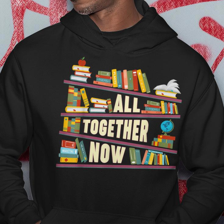 All Together Now Summer Reading 2023 Library Books Lover Hoodie Personalized Gifts