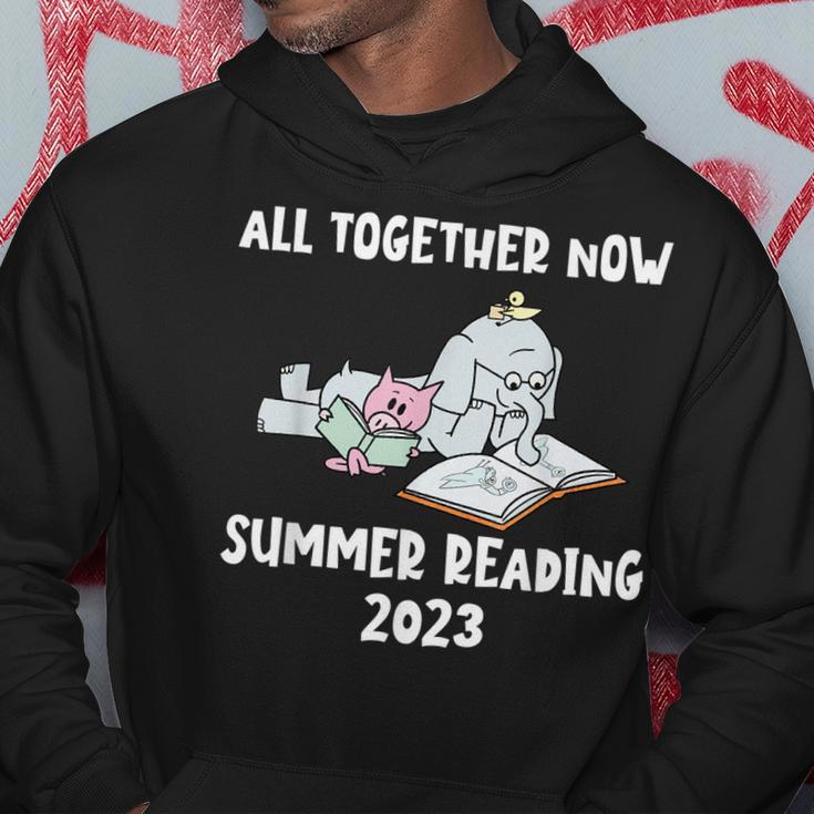 All Together Now Summer Reading Program 2023 Pig Elephant Hoodie Personalized Gifts