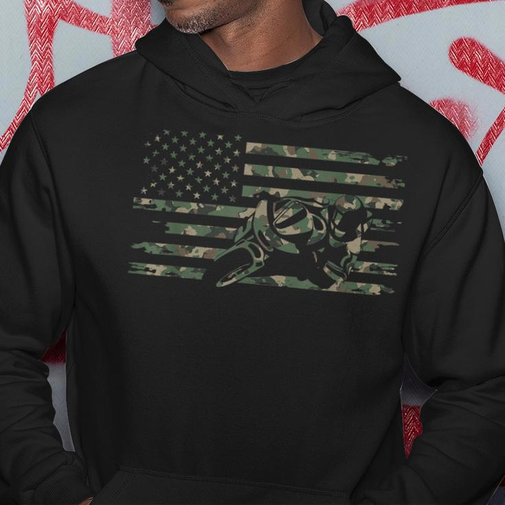 American Flag Camouflage Motorcycle Apparel Motorcycle Hoodie Funny Gifts