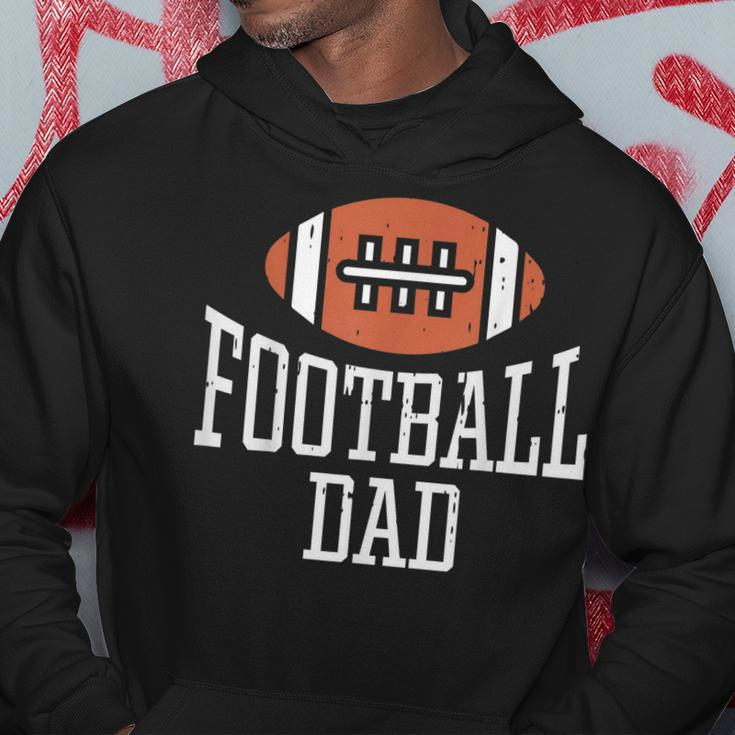 American Football Dad Vintage Game Day Sports Lover Fan Dad Hoodie Funny Gifts