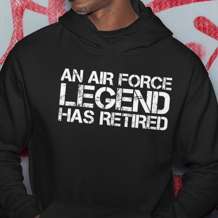 An Air Force Legend Has Retired Funny Retirement Hoodie Unique Gifts