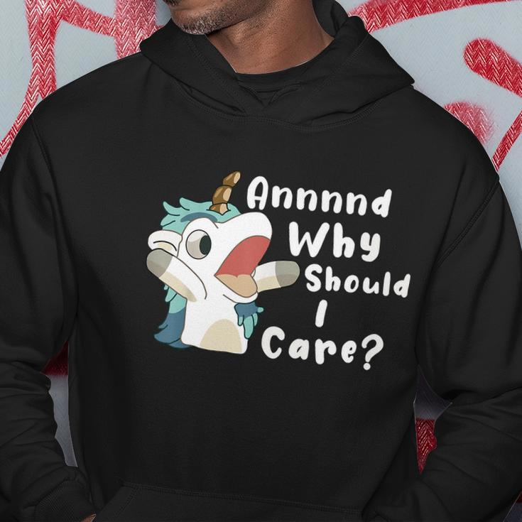And Why Should I Care Funny Sarcastic Unicorn Hoodie Unique Gifts