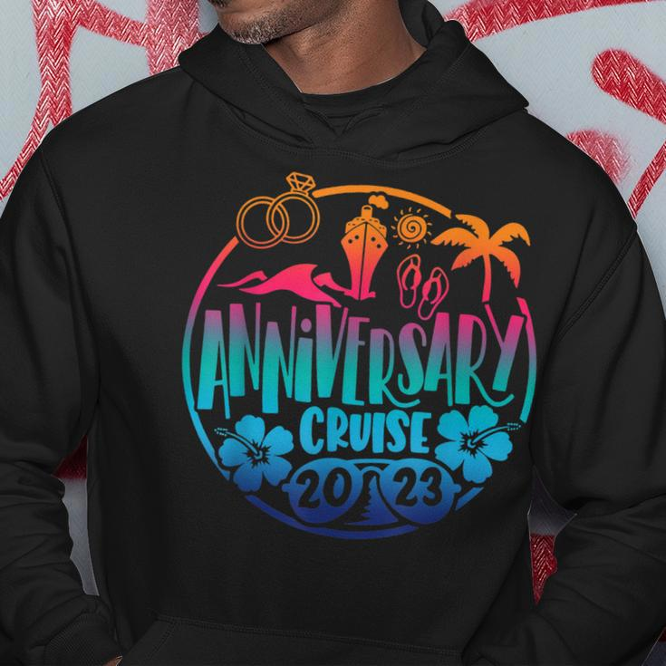 Anniversary Cruise 2023 Tie Dye Marriage Anniversary Hoodie Funny Gifts