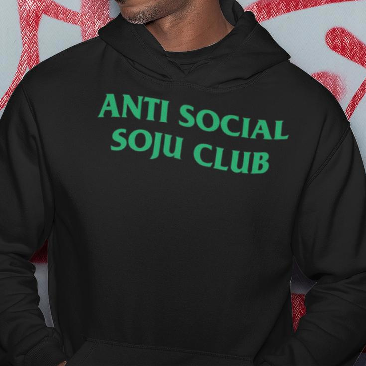 Anti Social Soju Club Abg Funny Drinking Hoodie Unique Gifts