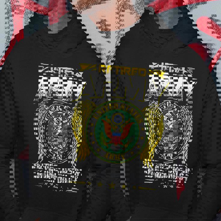 Army Retired Military Us Army Retirement V2 Men Hoodie Personalized Gifts
