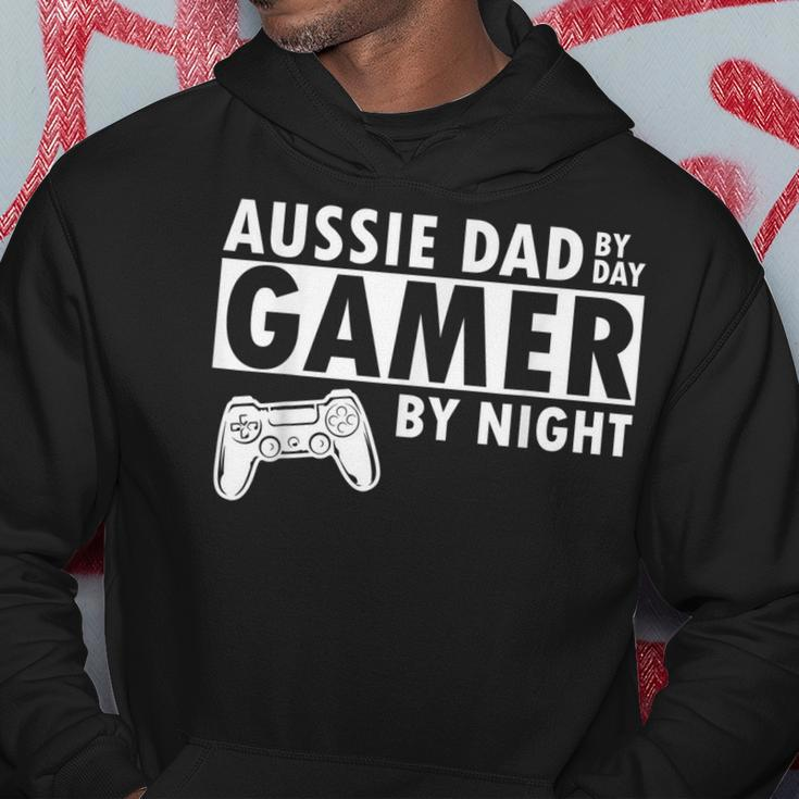 Aussie Dad Cool Australian Shepherd Father Gifts For Dog Dad Hoodie Unique Gifts