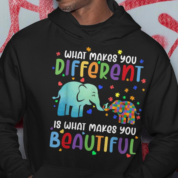 Autism Awareness Elephant What Makes Different Beautiful Hoodie Unique Gifts
