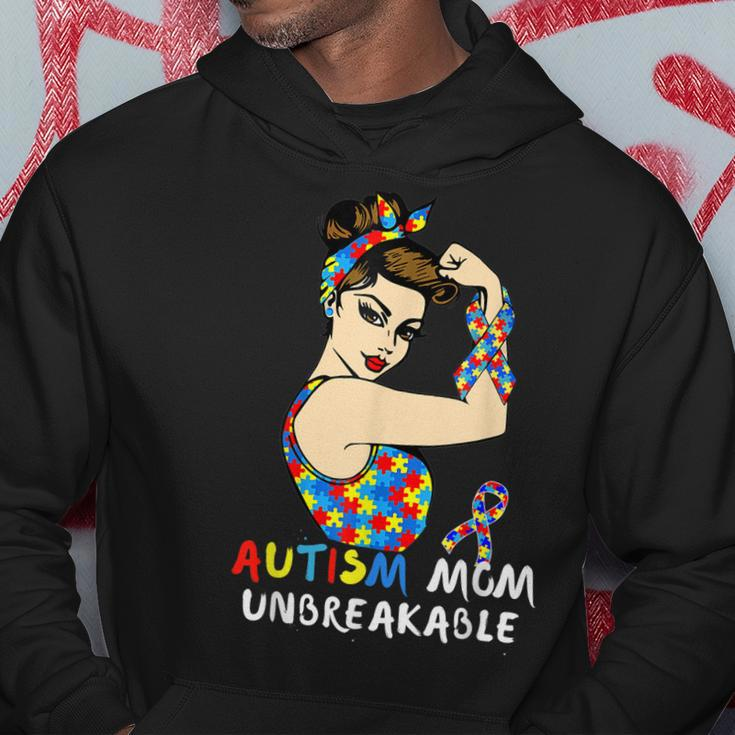 Autism Mom Unbreakable Autism Awareness Month Hoodie Unique Gifts