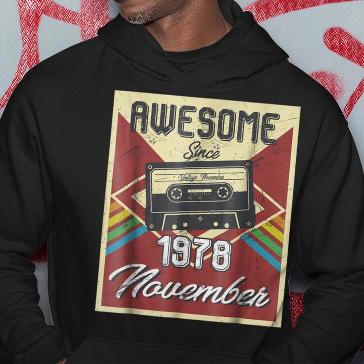 Awesome Since November 1978 Retro 40 Birthday Tee Hoodie Unique Gifts