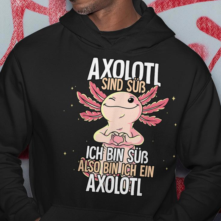 Axolotl Sind Süß Axolotl Hoodie Lustige Geschenke