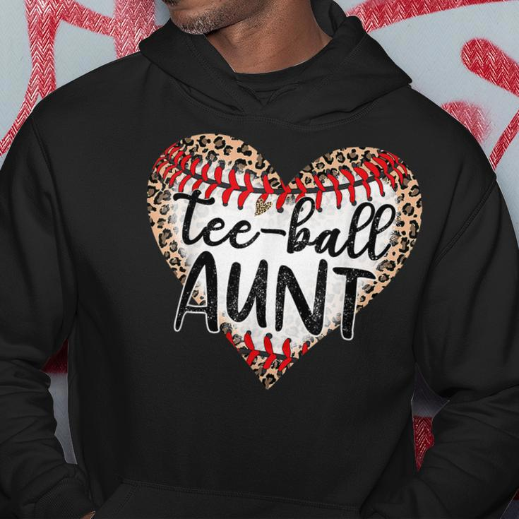 -Ball Aunt Leopard Heart -Ball Mom Mothers Day Hoodie Unique Gifts