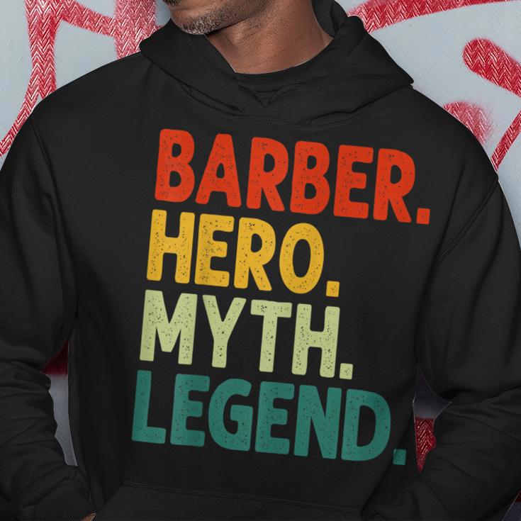 Barber Hero Myth Legend Retro Vintage Barbier Hoodie Lustige Geschenke