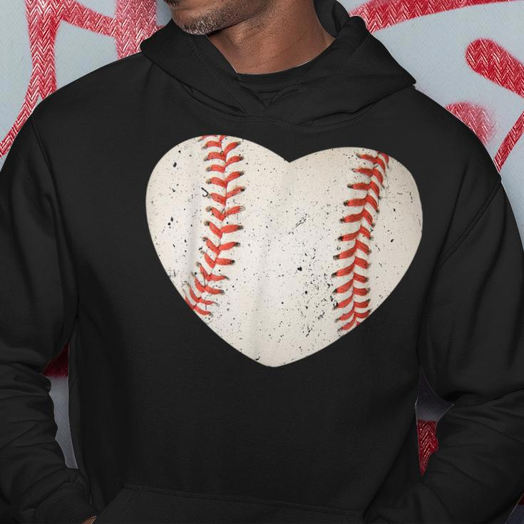 Baseball Heart Cute Mom Dad Softball Mothers Day Sports Day Hoodie Unique Gifts