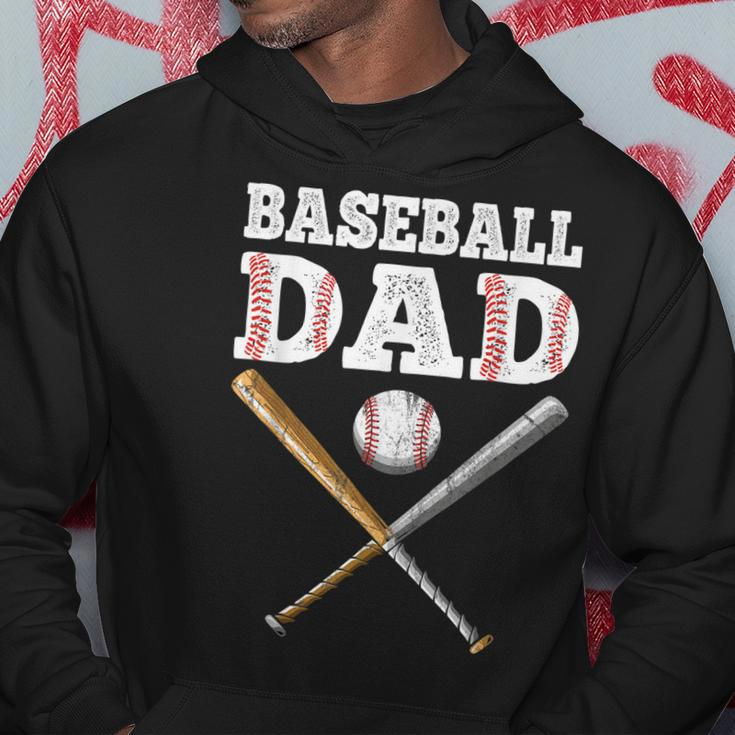 Baseball Lover For Father Baseball Dad Hoodie Unique Gifts