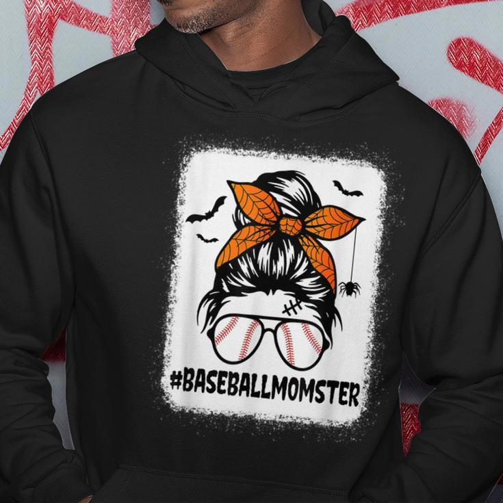 Baseball Momster For Women Halloween Mom Messy Bun Men Hoodie Personalized Gifts