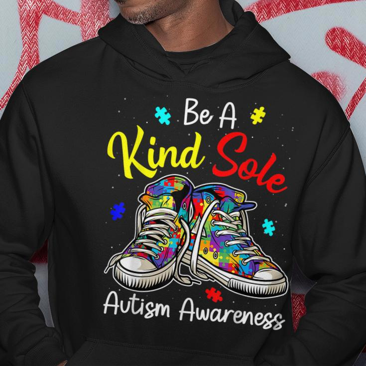 Be A Kind Sole Autism Awareness Puzzle Shoes Be Kind Gifts Hoodie Unique Gifts
