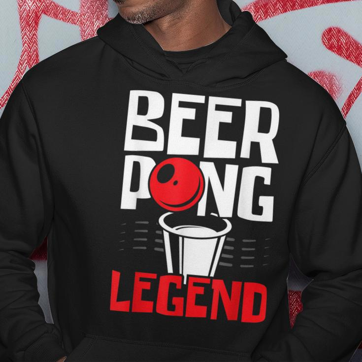 Beer Pong Legend Alkohol Trinkspiel Beer Pong V2 Hoodie Lustige Geschenke