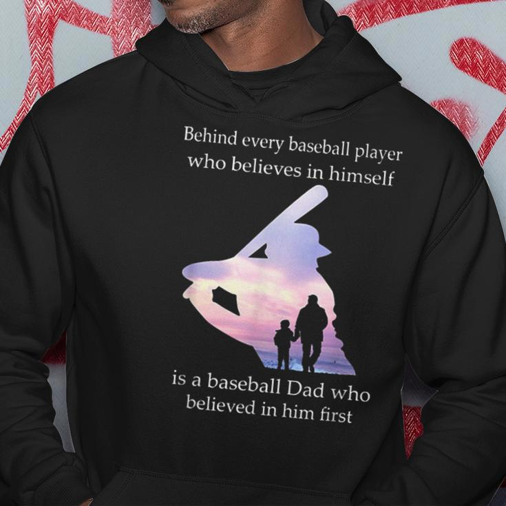 Behind Every Player Dad Men Grandpa Gift Hoodie Unique Gifts